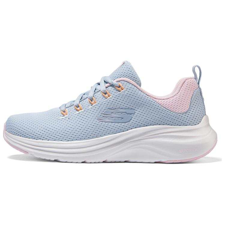 Skechers Sport Fabric Cushioning Abrasion Resistant Support Low top Casual Shoes Women's Blue Pink