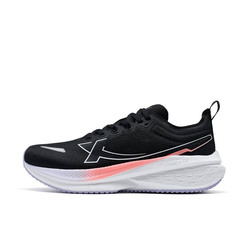 XTEP 5 Speed 2.0 Fabric Cushioning Low top Long Distance Running Shoes Women's Black