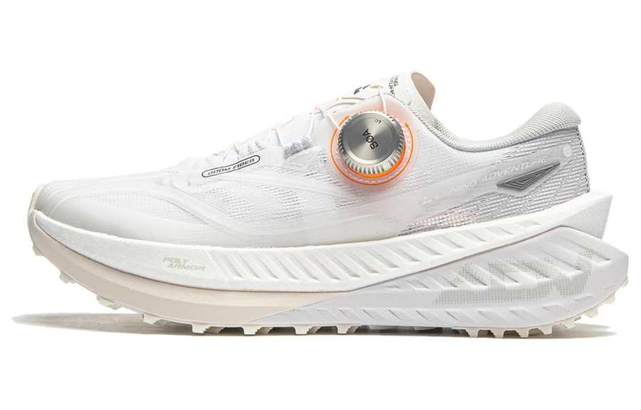 Li-Ning Li Ning Dilu Pro Slip Resistant Abrasion Resistant Low top Trail Running Shoes Women's White