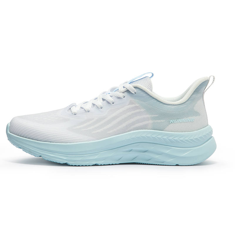 361° Cushioning Slip Resistant Cushioning Slip Resistant Low top Casual Running Shoes Women's White Blue