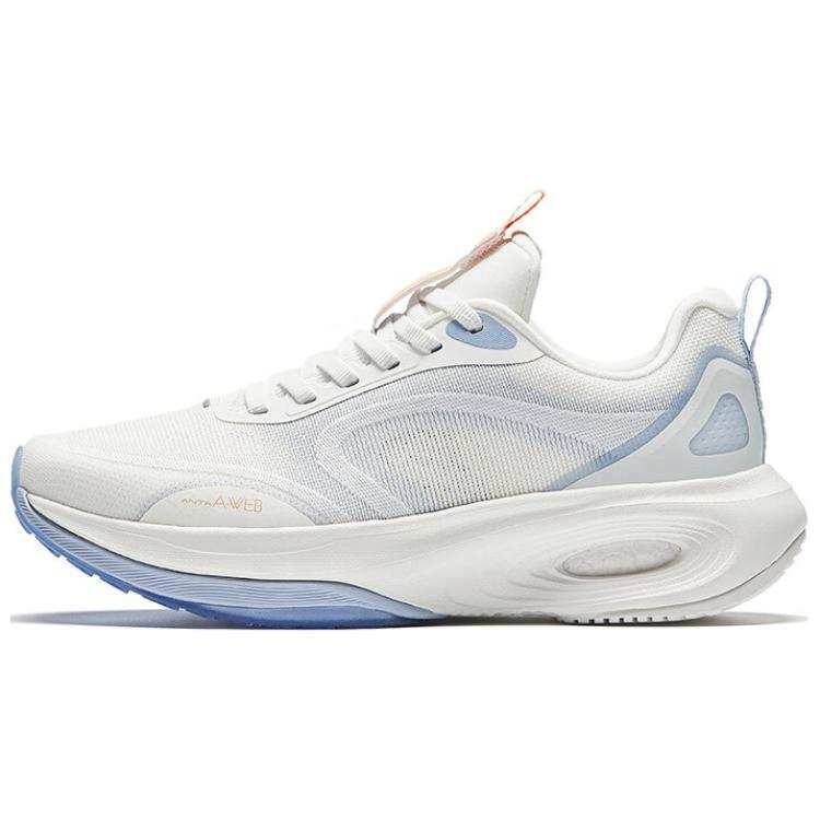 Anta Spiritual Arc Slip Resistant Low top Running Shoes Women's White Blue