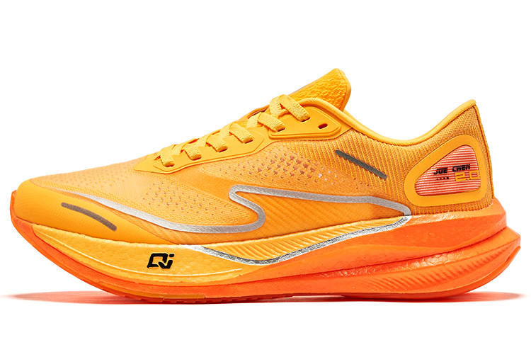 Erke Dust Free 2.0 Cushioning Rebound Low top Marathon Racing Running Shoes Men's Orange