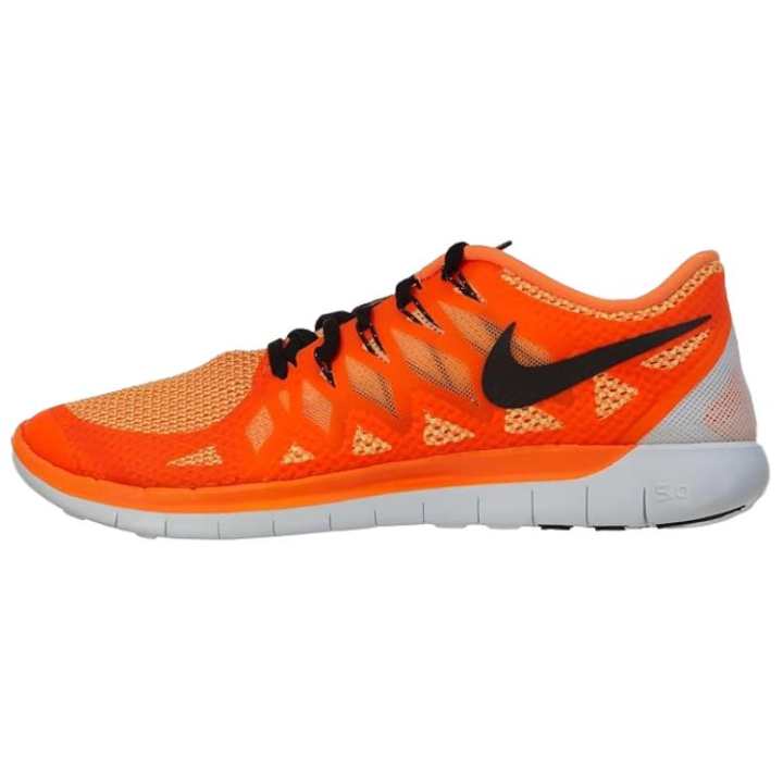 Nike Nike Free 5.0 Abrasion Resistant Low top Running Shoes Men's Orange