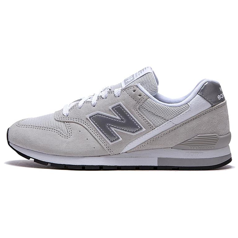 New Balance New Balance NB 996 Retro Sports Textile, Synthetic Leather Low top Running Shoes Men's White Dark Gray