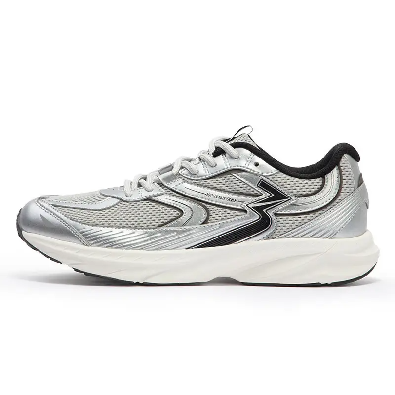 361° Cushioning Abrasion Resistant Breathable Low top Running Shoes Men's Photon Gray/Silver White