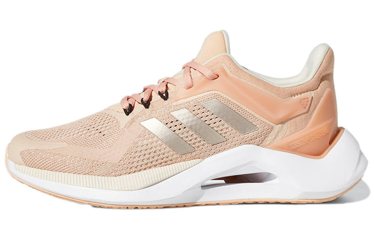 Adidas Adidas Alphatorsion 2.0 Comfortable Fabric Abrasion Resistant Low top Running Shoes Women's Orange Pink