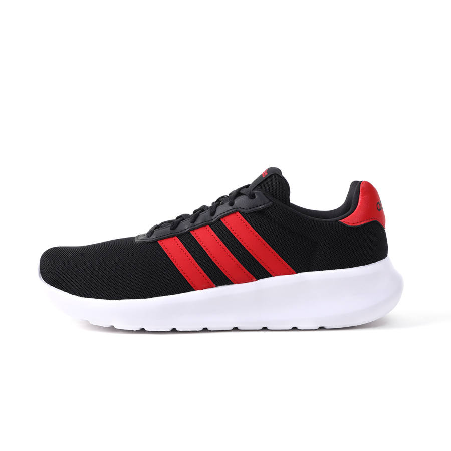 Adidas Adidas LITE RACER 3.0 Breathable Lightweight Breathable And Lightweight Low top Running Shoes Men's Black Red