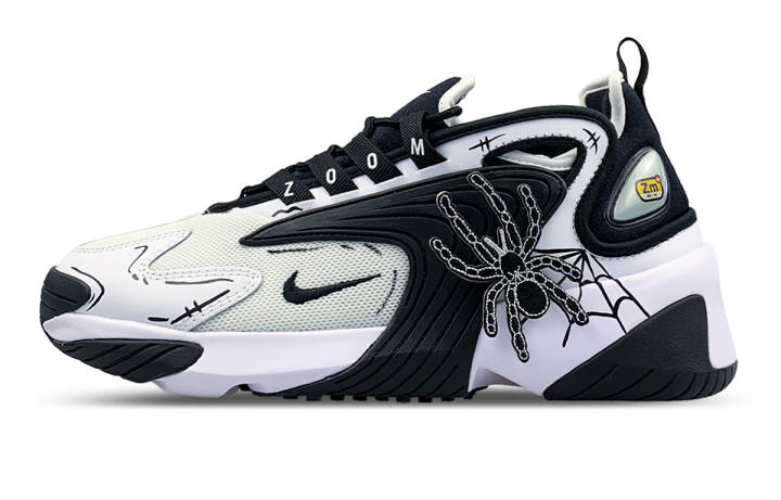 Nike Nike Zoom 2K Spider Slip Resistant Low top Running Shoes Unisex Black White