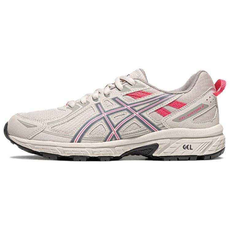 ASICS Gel Venture 6 Low top Trail Running Shoes Women's Gray Pink