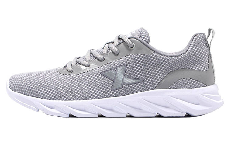 XTEP Feather Slip Resistant Abrasion Resistant Slip Resistant Abrasion Resistant Low top Running Shoes Men's Gray