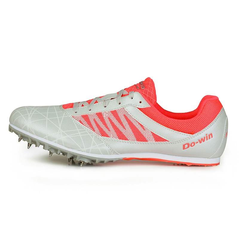 DO-WIN DO WIN Slip Resistant Slip Resistant Low top Running Shoes Unisex Gray Red