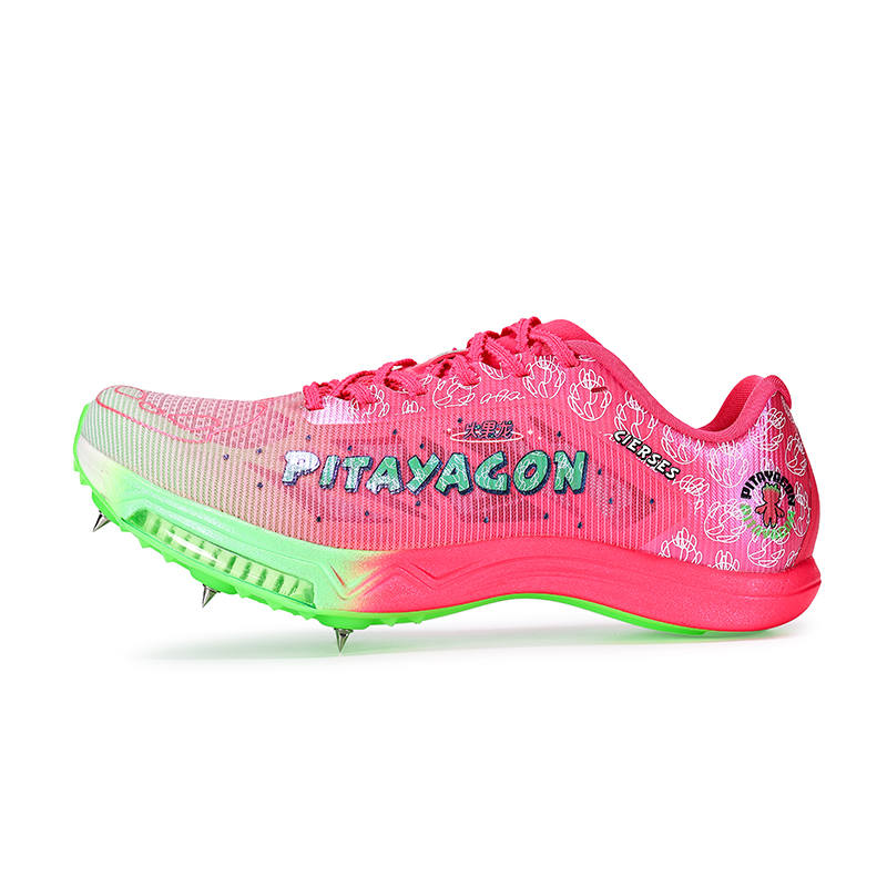 CIERSES x HUOGUOLONG Training Sprint Physical Fitness Test & Exam Racing Running Shoes Unisex Dragon Fruit