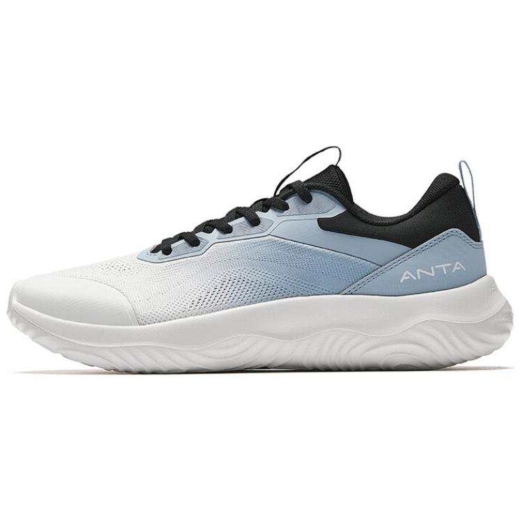 Anta Shen Xing LITE Cushioning, Wear Resistant Low top Casual Running Shoes Men's White Blue
