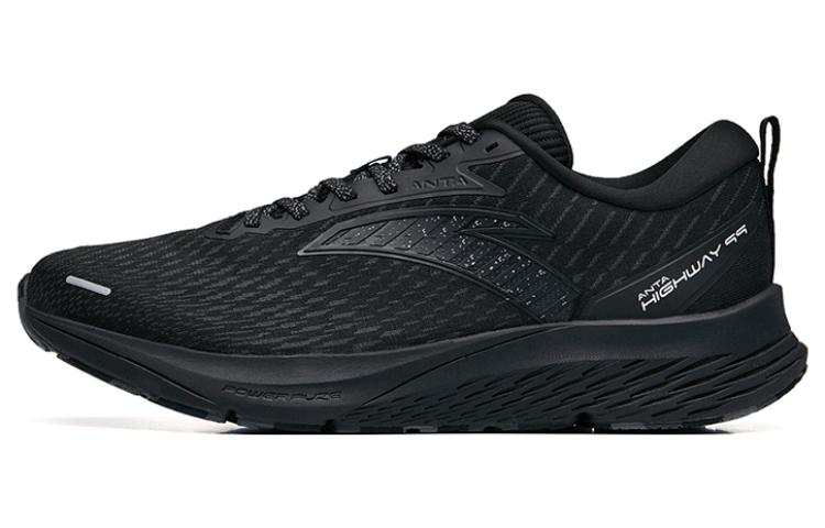 Anta Slip Resistant Abrasion Resistant Low top Running Shoes Women's Black
