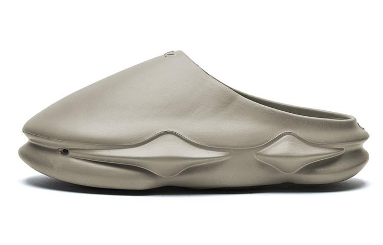 EQLZ EQUALIZER EQLZ EQUALIZER 1050 Quiet Abrasion Resistant Slide Slippers Unisex Phantom Gray