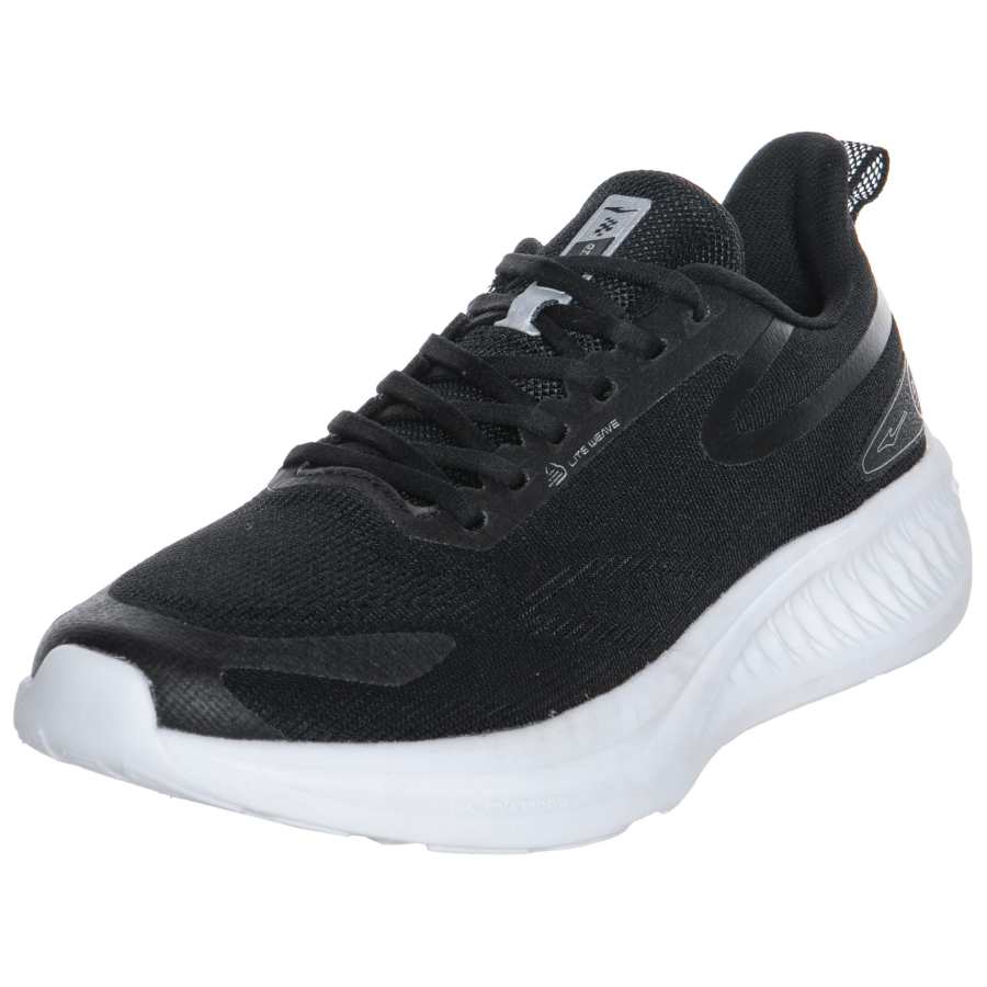 Erke Low top Cushioning Lightweight Slip Resistant Running Shoes Women's Black Silver