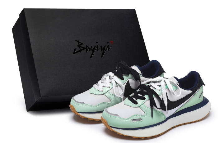 Nike Nike Phoenix Waffle Low top Running Shoes Women's Cyan White Black