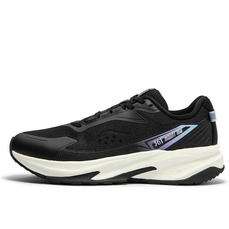 361° Cushioning Slip Resistant Abrasion Resistant Low top Running Shoes Women's Black Blue
