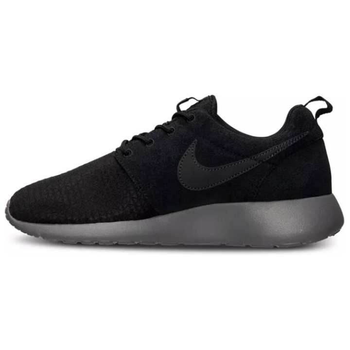 Nike Nike Roshe Run Cushioning Abrasion Resistant Low top Running Shoes Men's Black