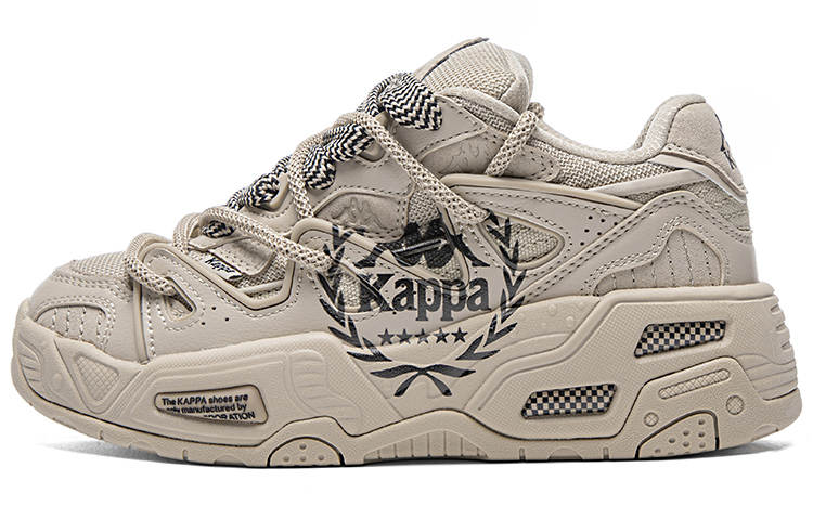 Kappa Fabric Low top Running Shoes Unisex Oxford Brown Black