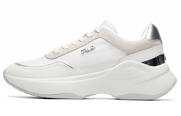 FILA Textile, Synthetic Leather Low top Running Shoes Women's Bright White