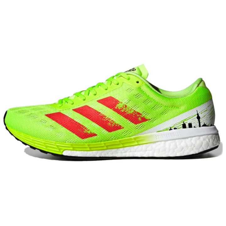 Adidas Adidas Adizero Boston 9 Signal Green Signal Pink