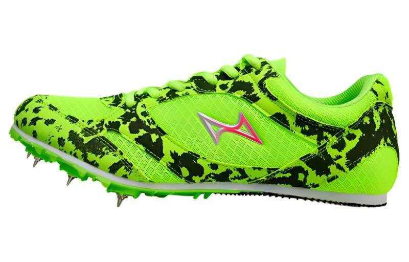 HEALTH Mesh Slip Resistant Abrasion Resistant Low top Running Shoes Unisex Green Black