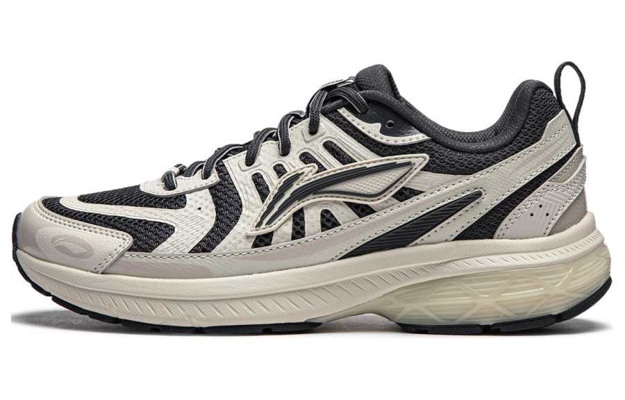 Li-Ning Li Ning Fuyao 1.0 V3 Minimalist Style Cushioning Low top Running Shoes Women's Black Gray
