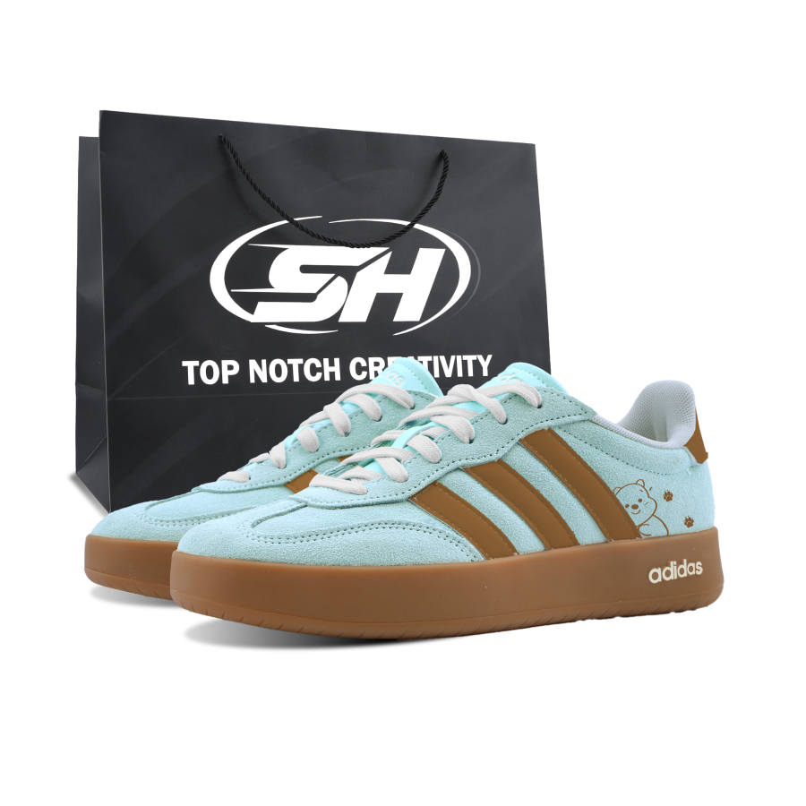 Adidas Adidas BARREDA German Army Trainers Unisex Low Top Dark Brown