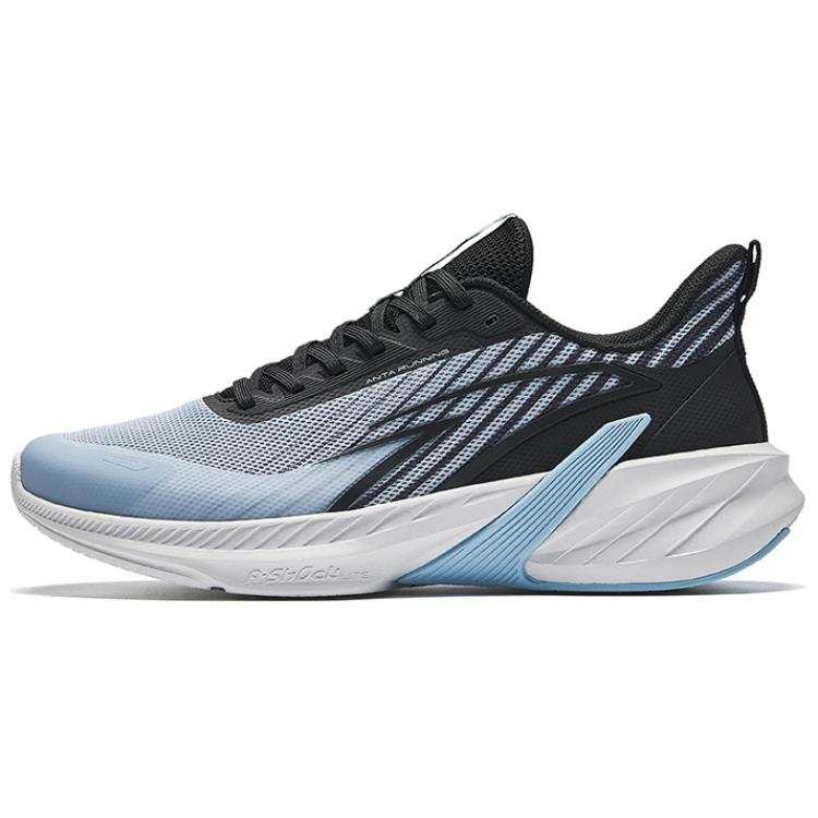 Anta Cushioning, Wear Resistant Low top Running Shoes Men's Blue Black