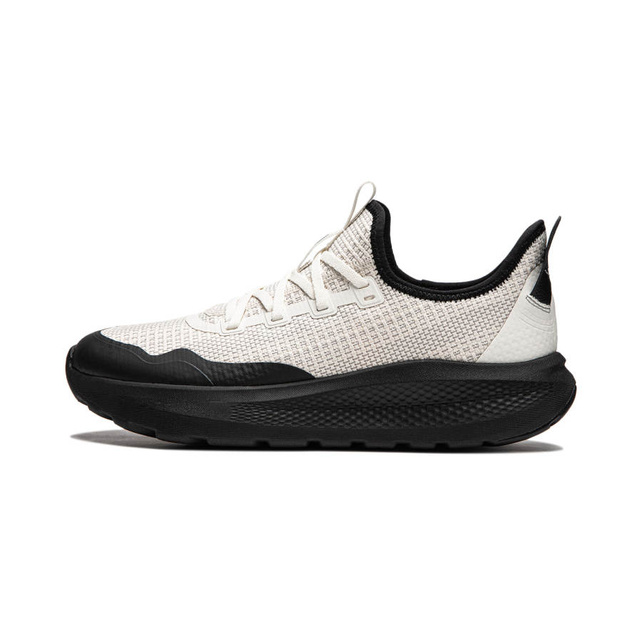 Li-Ning Li Ning Cloud Yi Slip On Abrasion Resistant Breathable Lightweight Rebound Low top Casual Shoes Men's White Black