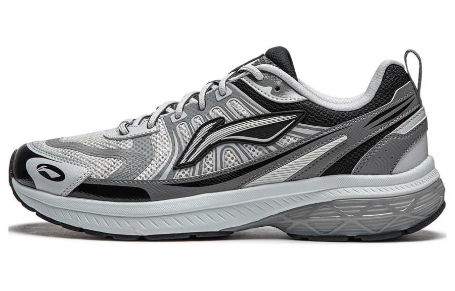 Li-Ning Li Ning Fuyao 1.0 V3 Cushioning Low top Casual Running Shoes Men's Gray