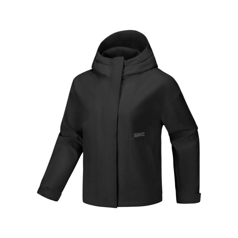 Skechers Jackets Women's Carbon Black/0018 Hooded Moderate Other