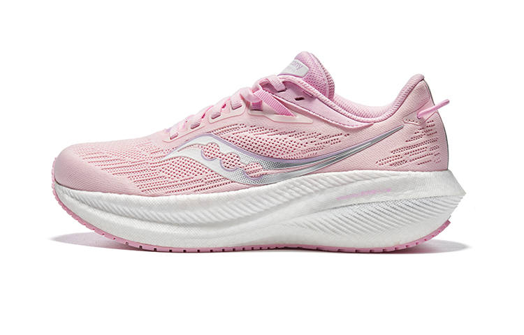 Saucony Triumph Victory 21 Comfortable Cushioning Lightweight Cushioning Lightweight Low top Running Shoes Women's Pink