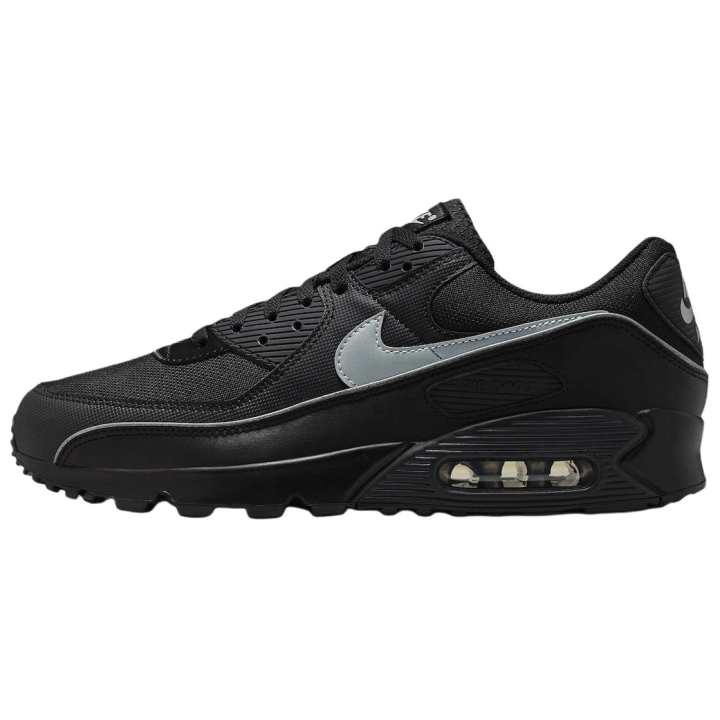 Nike Nike Air Max 90 Breathable Running Shoes Unisex Black