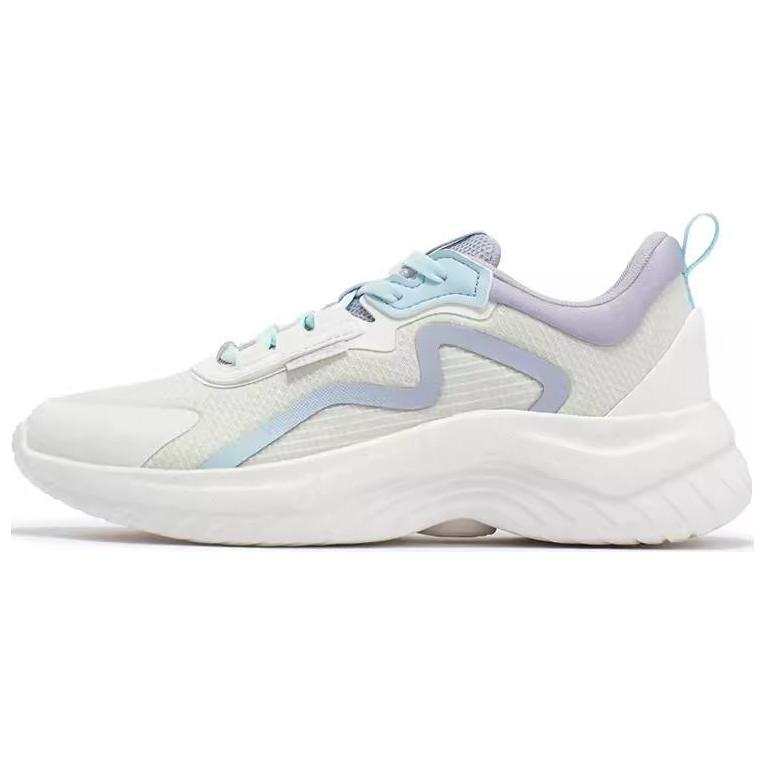 361° Slip Resistant Abrasion Resistant Low top Running Shoes Women's Purple White