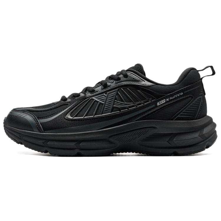 XTEP Dust Free 6.0 Slip Resistant Abrasion Resistant Low top Running Shoes Men's Black