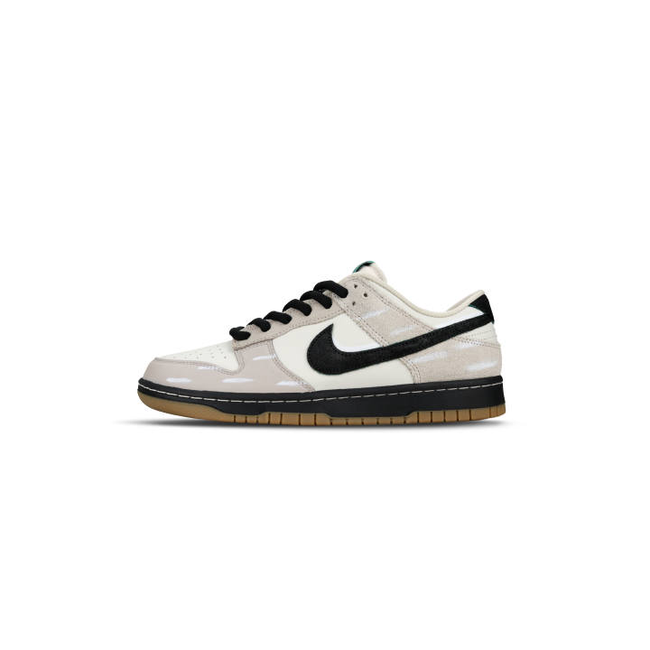 Nike Nike Dunk Slip Resistant Abrasion Resistant Low top Skateboard Shoes Unisex Gray Black