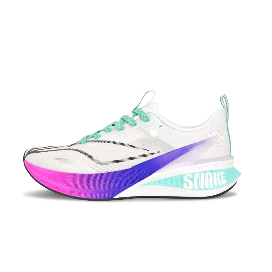Li-Ning Li Ning Red Hare 8PRO Cushioning Slip Resistant Abrasion Resistant Low top Casual Running Shoes Unisex White Blue