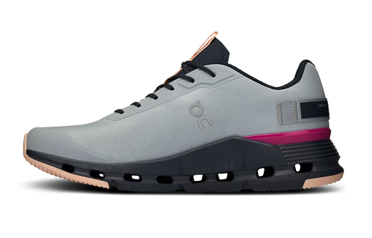 On Cloudnova Form Slip Resistant Abrasion Resistant Low top Casual Running Shoes Women's Gray
