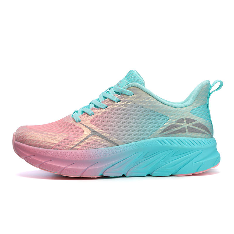 SALAMAN Cushioning Slip Resistant Breathable Support Low top Running Shoes Unisex Lotus Pink