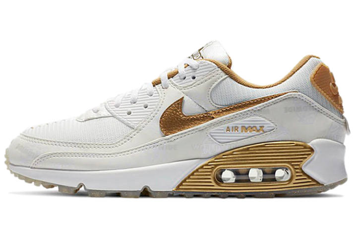 Nike Nike Air Max 90 Worldwide White Gold Women's