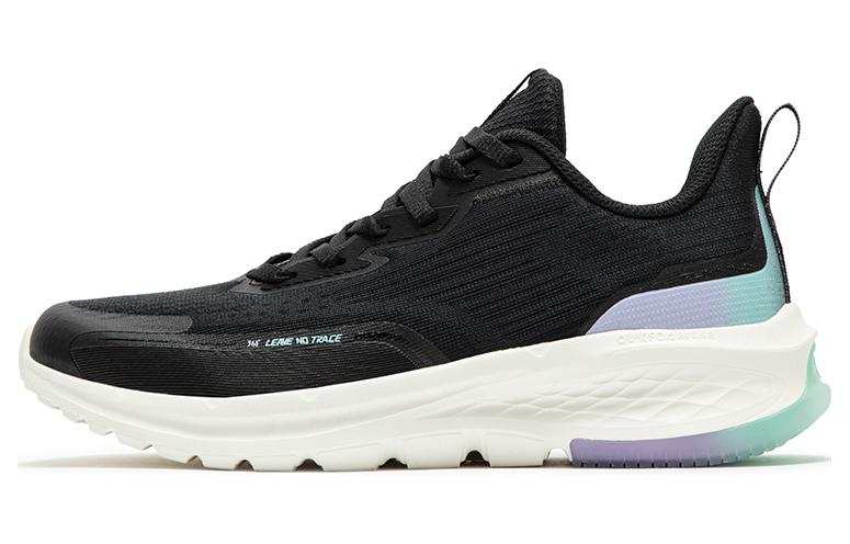 361° Slip Resistant Abrasion Resistant Breathable Low top Running Shoes Women's Black Purple