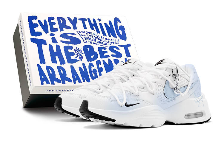 Nike Nike Air Max Fusion Abrasion Resistant Abrasion Resistant Low top Casual Shoes Women's Blue White