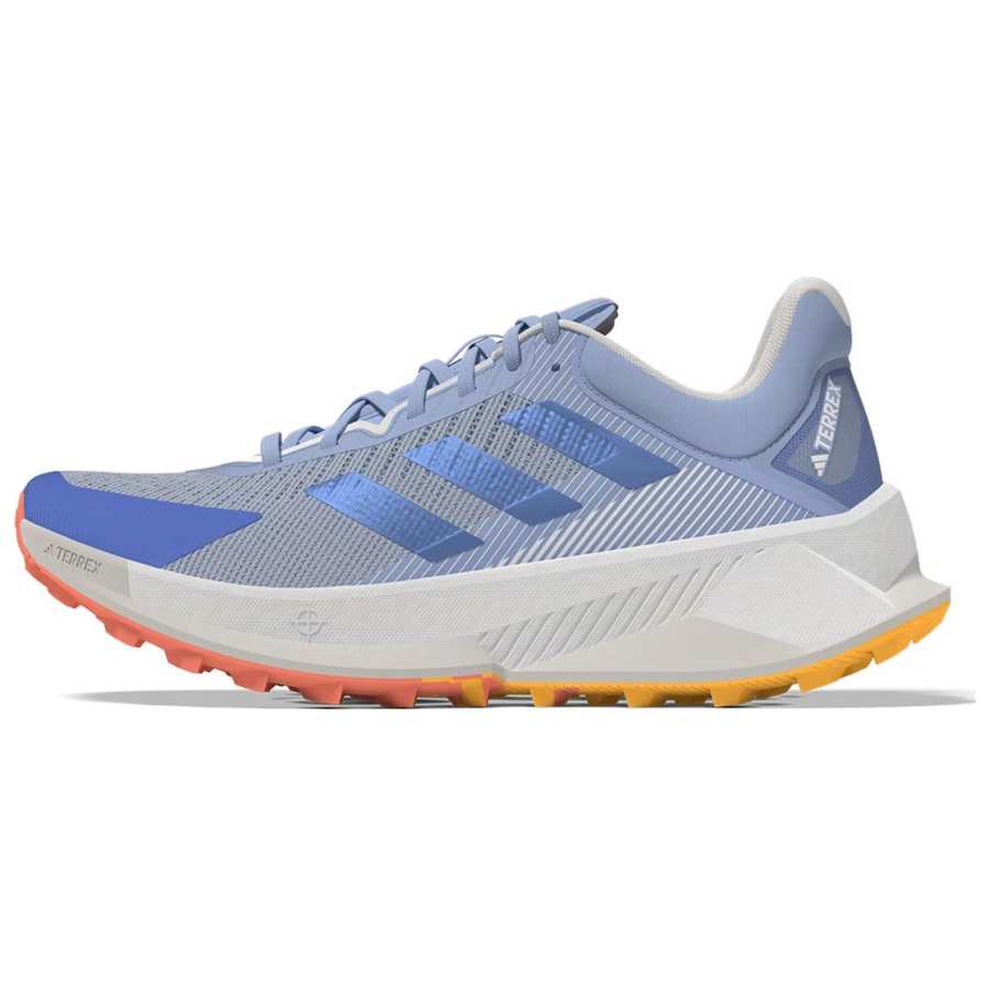 Adidas Adidas Terrex Soulstride Trail Slip Resistant Abrasion Resistant Low top Running Shoes Women's Blue