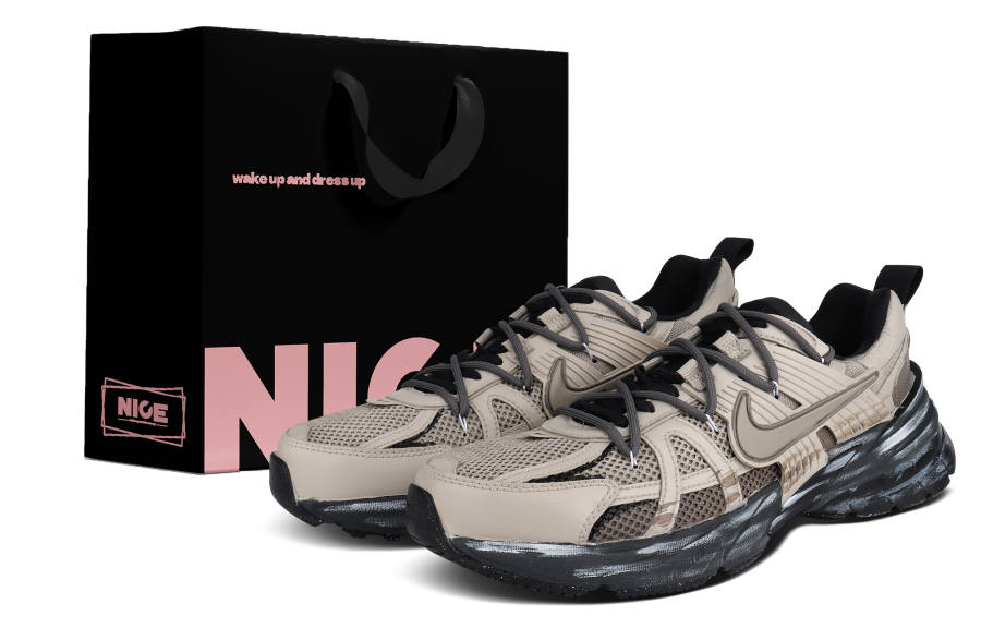 Nike Nike V2K Run Abrasion Resistant Breathable Low top Casual Training City Commuting Running Shoes Men's