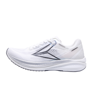 SUPAOSIKE Low top Carbon Plate Training Running Shoes Unisex White Silver