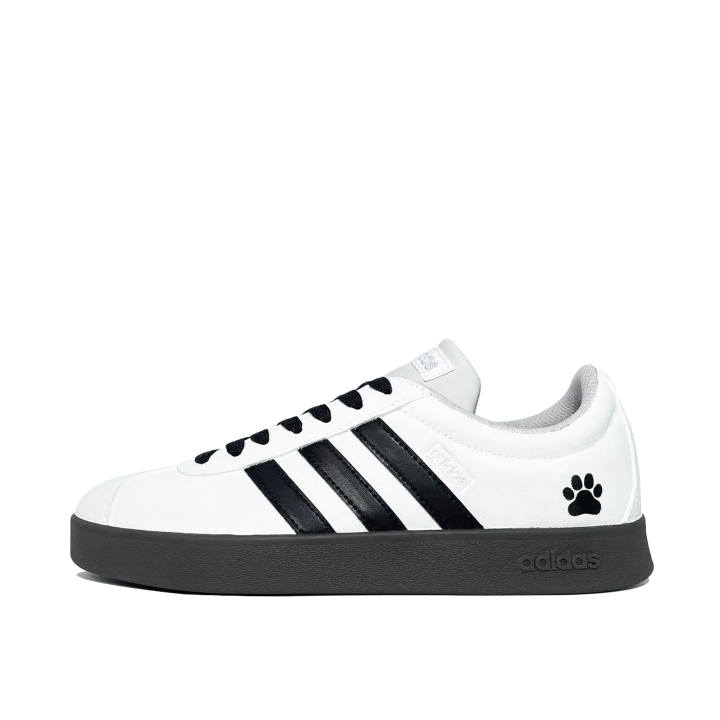 Adidas Adidas VL COURT 2.0 Black Cat Coverage Quick Dry Lightweight Coverage Quick Dry Lightweight Low top Skateboard Shoes