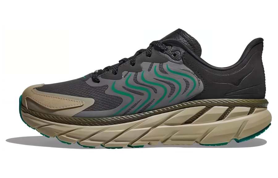 HOKA ONE ONE Clifton LS Fashion Abrasion Resistant Breathable Low top Running Shoes Men's Black