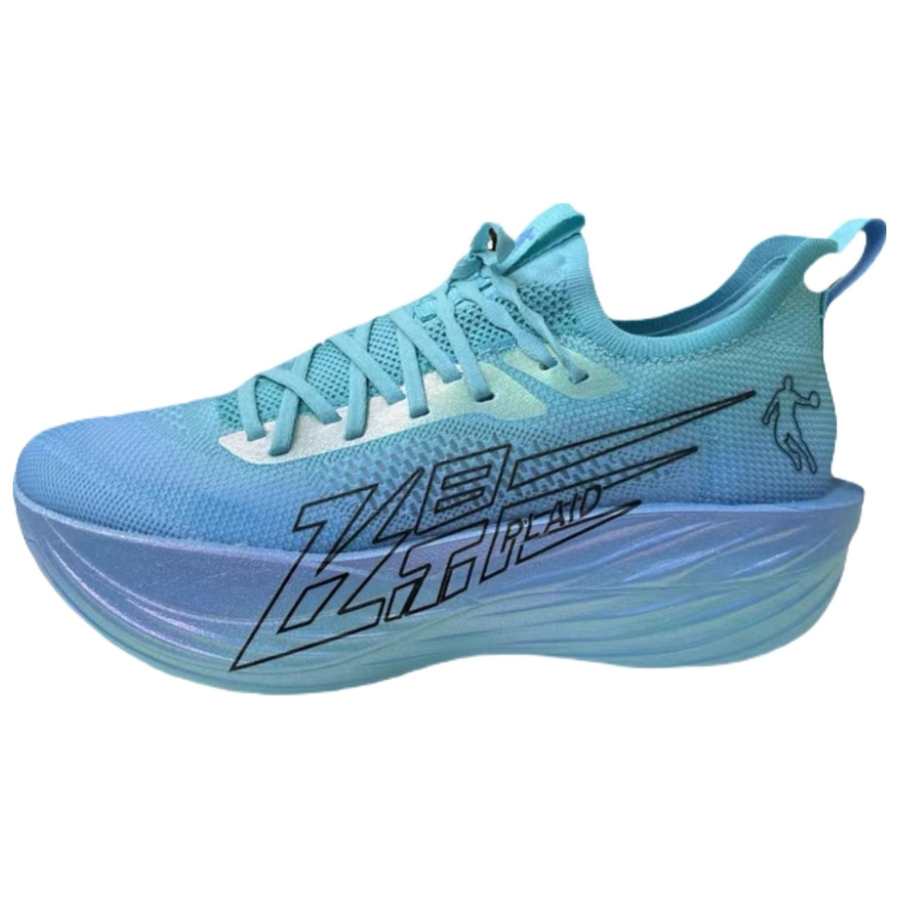 QIAODAN Feiying Plaid 1.5 Low top Carbon Plate Marathon Racing Running Shoes Men's Blue